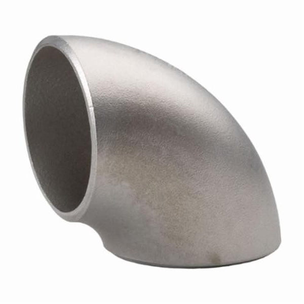 Short Radius 90 deg Elbow, 6 in, Butt Weld, SCH 10, 304/304L Stainless Steel