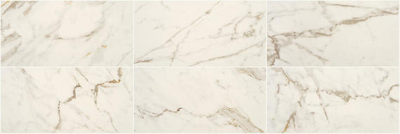 Marble Obsession Calacatta Gold Rectangle 12X24 Polished