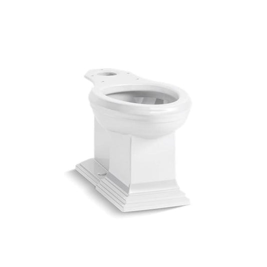 Memoirs® Toilet Bowl, Floor Mount, 12 in Rough, Elongated, White