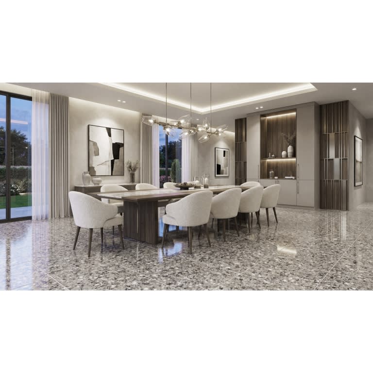 MILZETTI PEBBLE SILVR PL 24X24