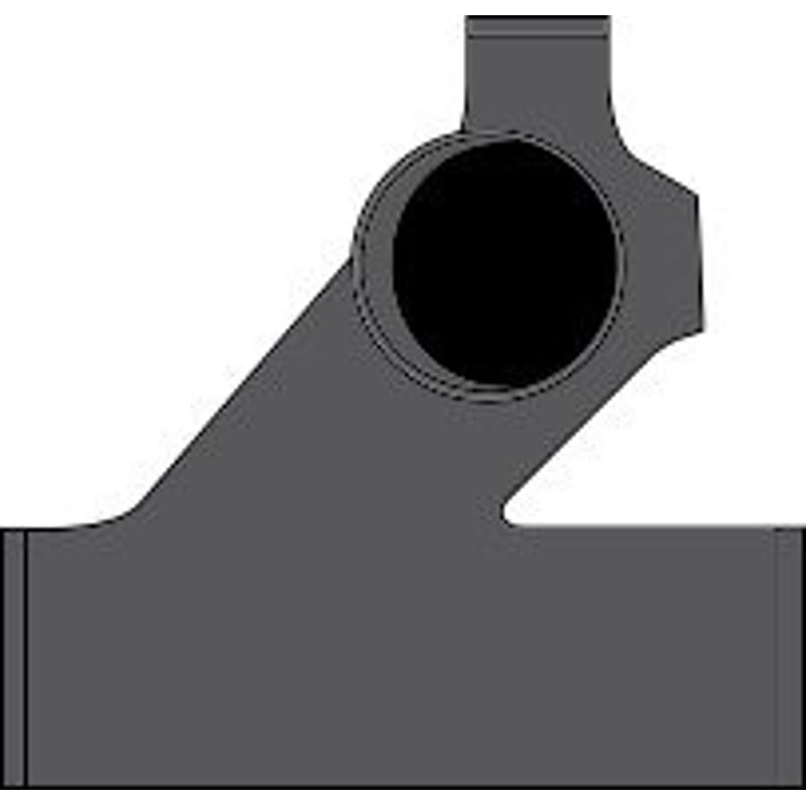 Double No Hub Fitting, 3 x 2 in, No Hub, Cast Iron