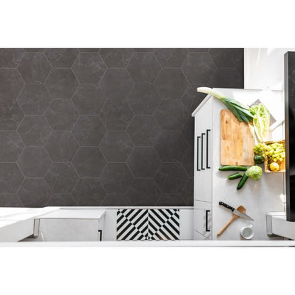 STERLINA HEX ASPHALT MT 8X10