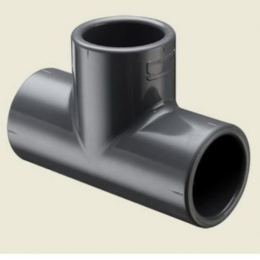 Tee, 1 in, Socket, SCH 80/XH, PVC