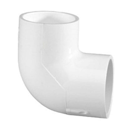 90 deg Elbow, 10 in, Socket, SCH 40/STD, PVC