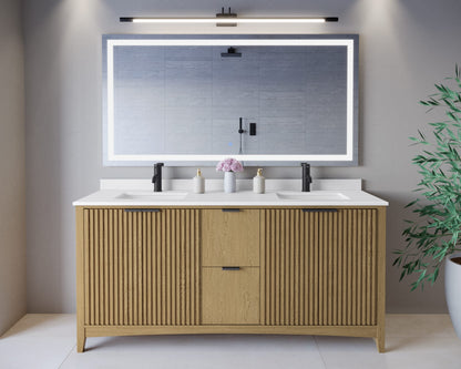 Palmilla Double Bathroom Vanity - 72W x 35H x 22D