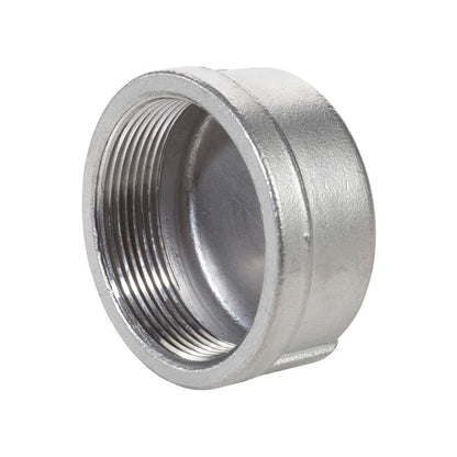 Coupling, 3/4 in, FNPT, 304/304L Stainless Steel, 150 lb