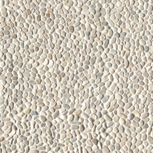 Ivory White Mini Pebble