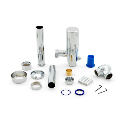 Automatic Water Closet Flush Valve, ADA, Battery, 1.28 gpf, Polished Chrome