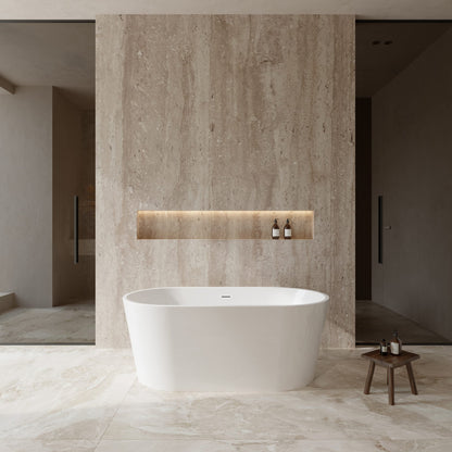 Carissa Freestanding Bathtub - 60W x 22.5H x 32D