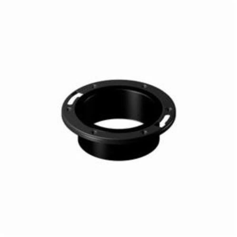 DWV Metal Ring Closet Flange, 4 in, Hub, ABS