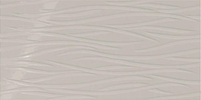 Showscape Soft Gray Rectangle, Brushstroke 12X24 Textured