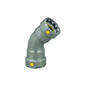 Gas 45 deg Elbow, 1/2 in, Press, Carbon Steel