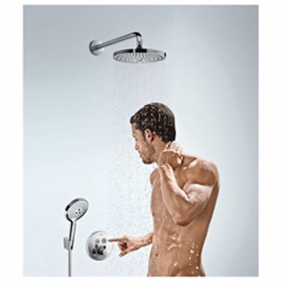 S Hand Shower Porter, Wall Mount, Plastic, Polished Chrome