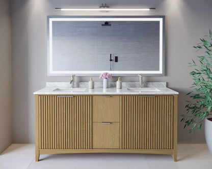 Palmilla Double Bathroom Vanity - 72W x 35H x 22D
