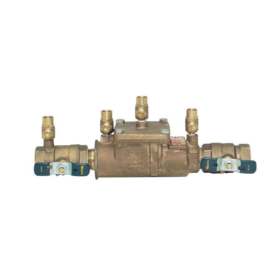 LF007 Double Check Backflow Preventer, 1 in, FNPT, Bronze