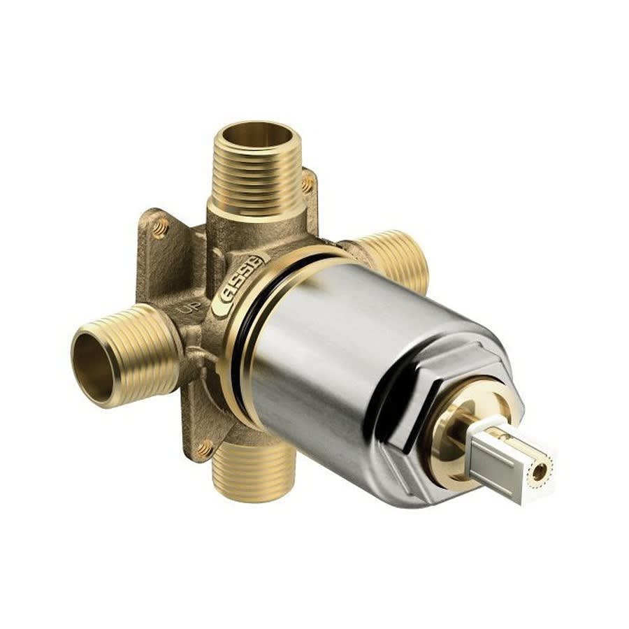 Cornerstone™ Tub/Shower Rough-In Valve Only, 1/2 in, C Inlet x 1/2 in, Male IPS Outlet, Brass Body