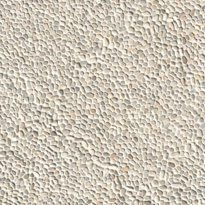 Ivory White Mini Pebble
