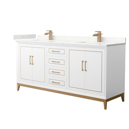 Marlena Double Bathroom Vanity - 72W x 35.25H x 22D