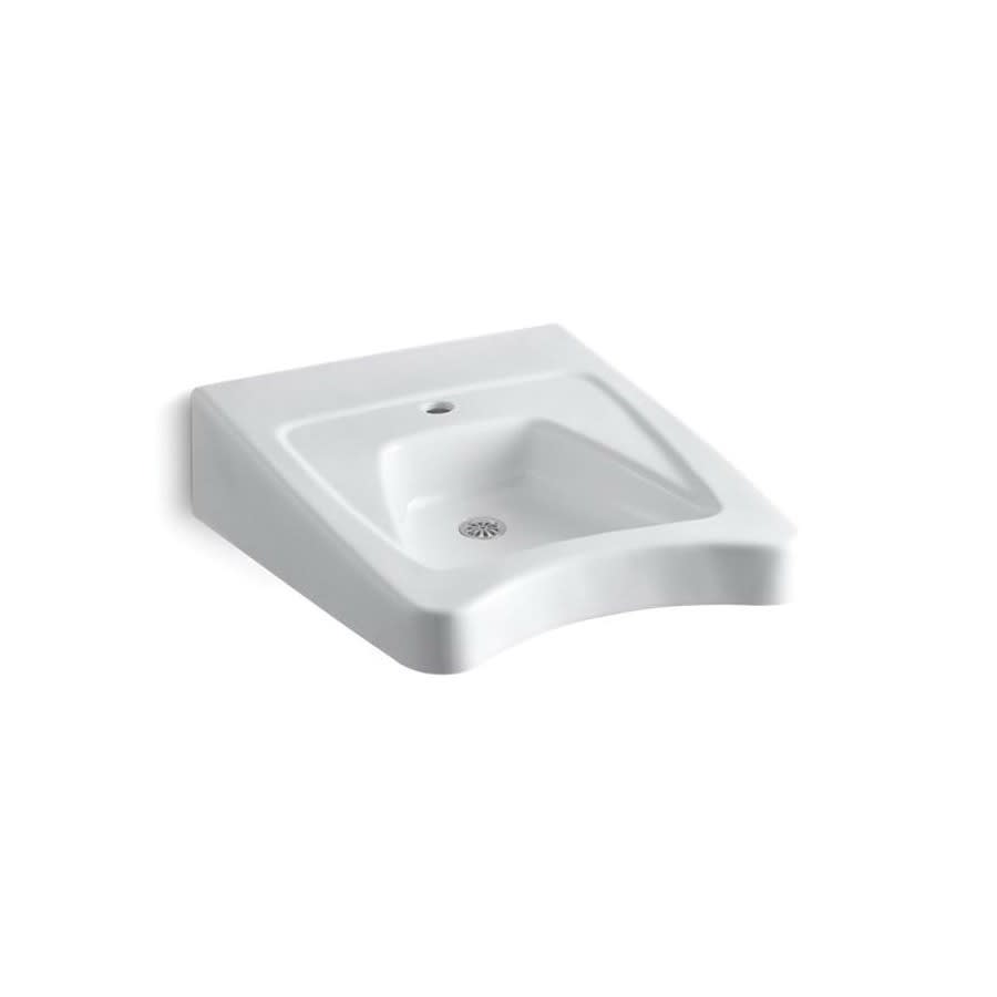 Morningside™ Wall Mount Lavatory Sink, ADA, 20 x 21-1/2 x 8-1/8 in, Vitreous China, White