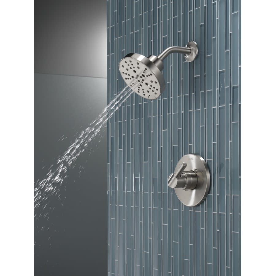 Nicoli Single Function Pressure Balanced Shower Only with Included Rough-In Valve