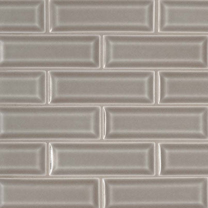 Dove Gray 2x6 Beveled Tile