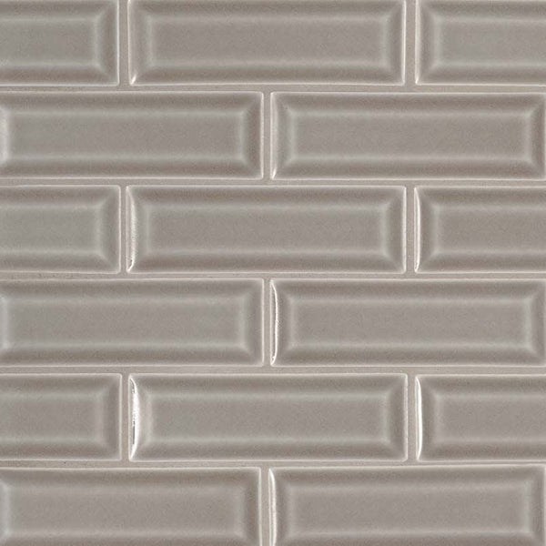 Dove Gray Beveled Tile
