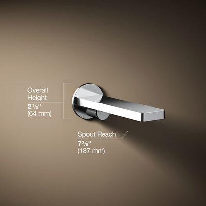 Composed 7-3/8" Tub Spout