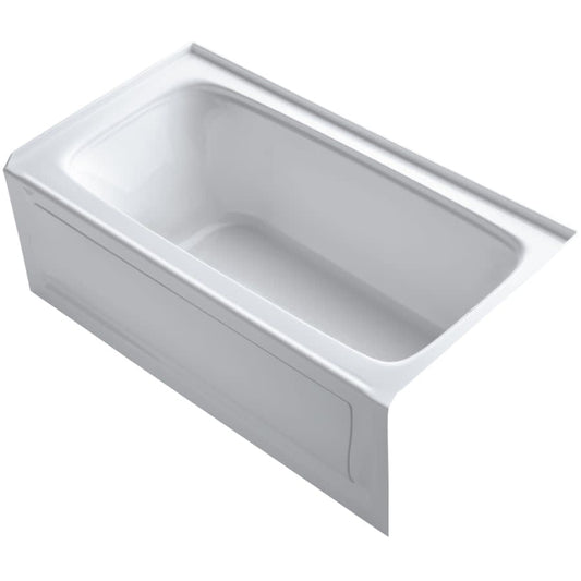 Bancroft Collection 60" Three Wall Alcove Soaking Bath Tub with Right Hand Drain