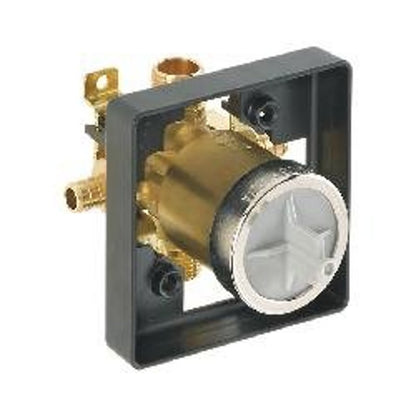 Universal Tub and Shower Rough-In Valve Body, 1/2 in, PEX Crimp, Forged Brass Body