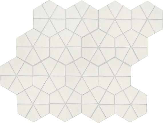 Stagecraft Matte Arctic White Kaleidoscope 6X6 Matte