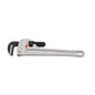 Straight Pipe Wrench, 1/8 to 1-1/2 in Pipe, 10 in OAL, Hook and Heel Jaw, Titanium Aluminum Alloy Handle