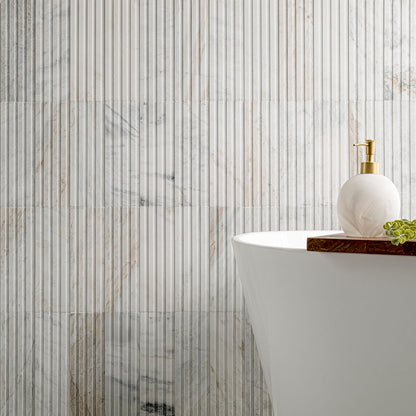 Arabescato Venato Tile Slat Honed