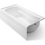 Mariposa 6 Foot Three Wall Alcove Soaking Tub with Right Hand Drain