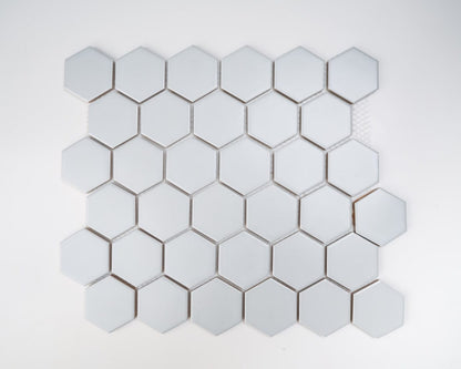 2x2 White Hexagon