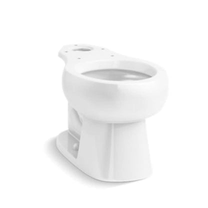 Windham™ Toilet Bowl, Floor Mount, 12 in Rough, Round, White