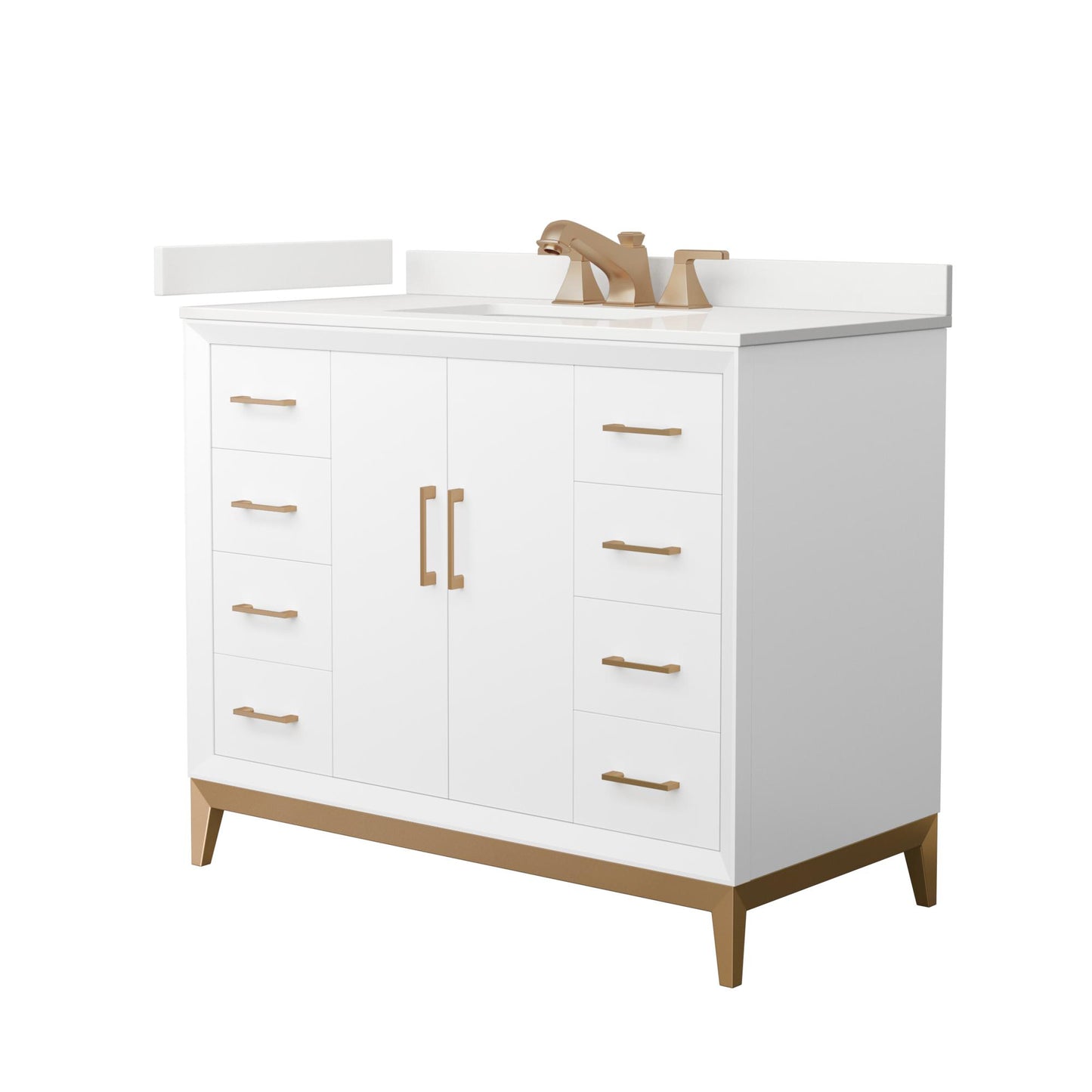 Amici Single Bathroom Vanity - 42W x 35.25H x 22D