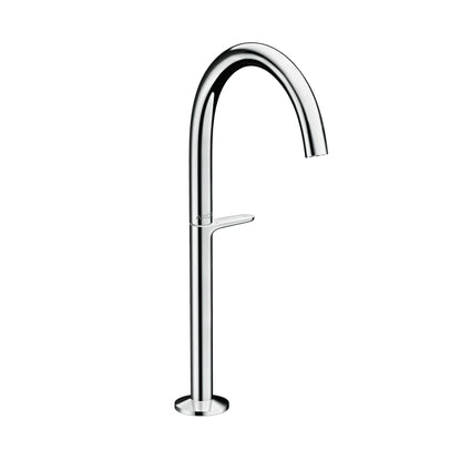 Axor One 1.2 GPM Vessel Single Hole Bathroom Faucet Less Drain Assembly - Engineered in Germany, Limited Lifetime Warranty