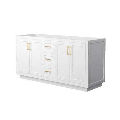 Miranda Double Bathroom Vanity - 65.25W x 33H x 21.75D