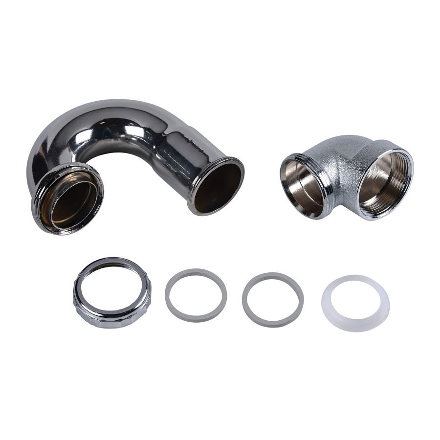 Tubular P-Trap, 1-1/2 in, 20 ga, Polished Chrome