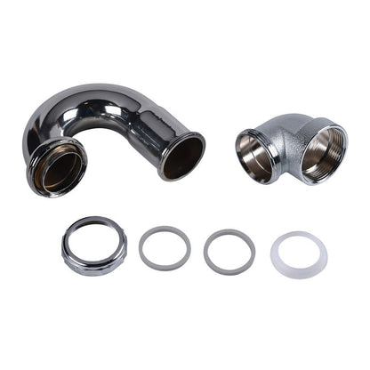 Tubular P-Trap, 1-1/2 in, 20 ga, Polished Chrome