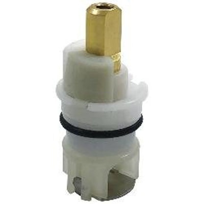 Replacement Stem Assembly With 1/4 Turn Stop, For Use With 2-Handle Faucet, Brass
