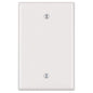 1-Gang Midway Blank Nylon Wall Plate, White
