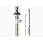 Pop Up Lavatoryy Drain Assembly with Overflow Polished Chrome