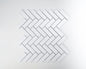 1x3 White Herringbone