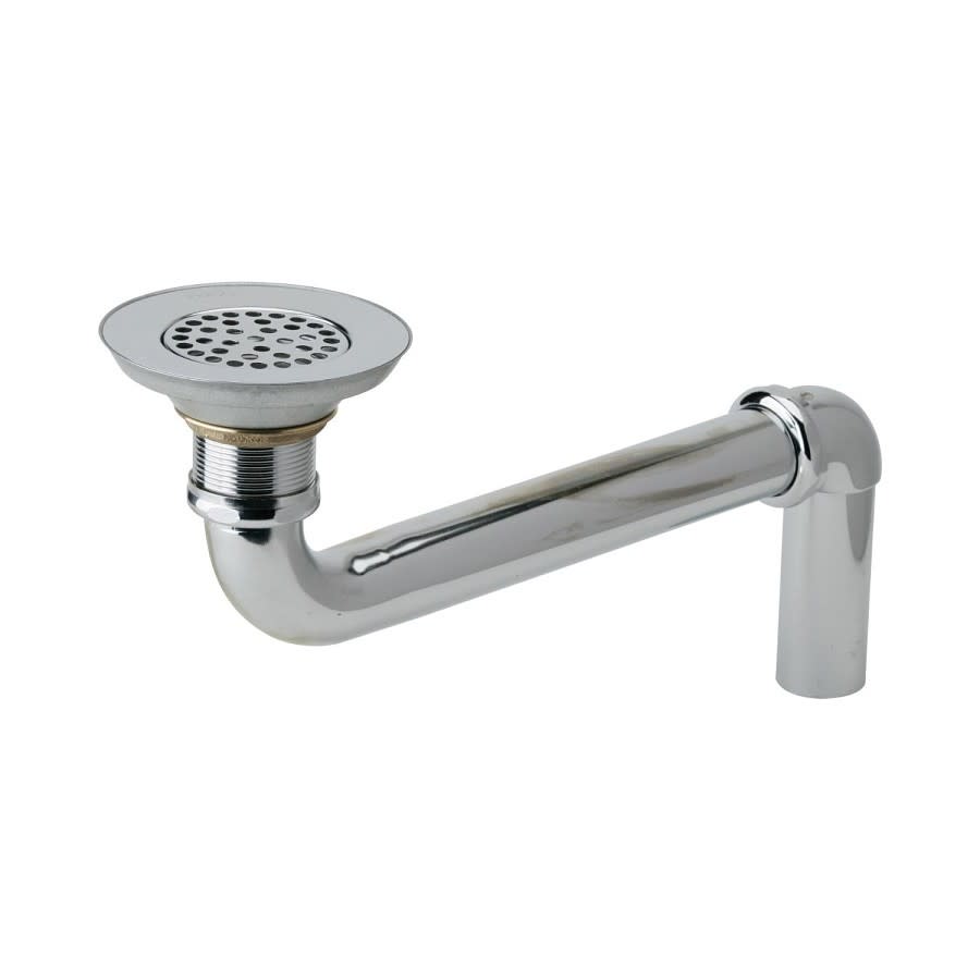 3-1/2 in, Drain Polished Chrome Plated Brass Body Strainer and LKADOS Tailpiece