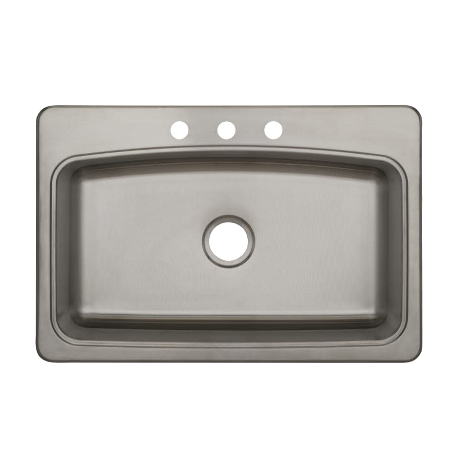 Bealeton 32-15/16" Drop In Single Basin Stainless Steel Kitchen Sink