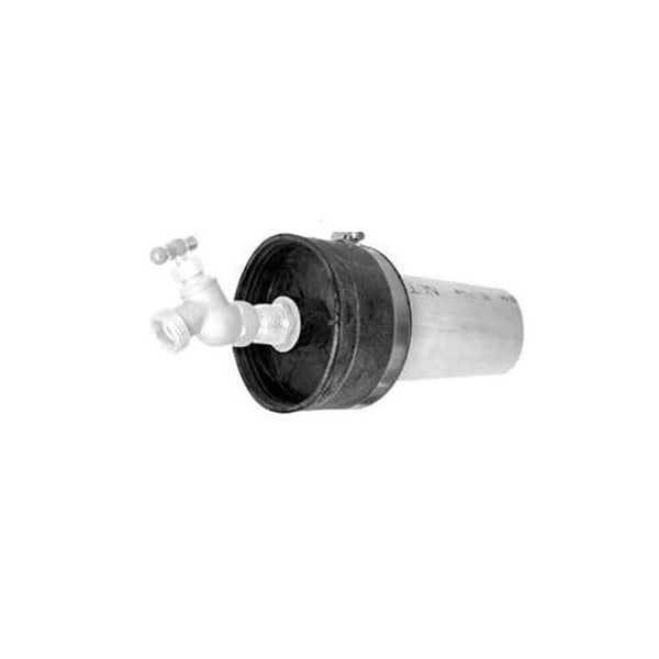 Dual Size Flip and Fill Test Cap, 1-1/2 x 2 in Dia, Synthetic Rubber