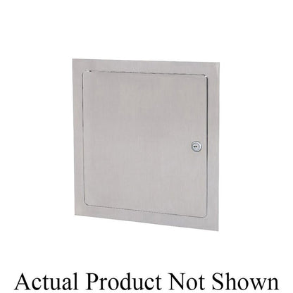 Drywall Access Door, Cylinder Lock, 24 x 24 in, Galvanized Steel, 16 ga, Primer Coated