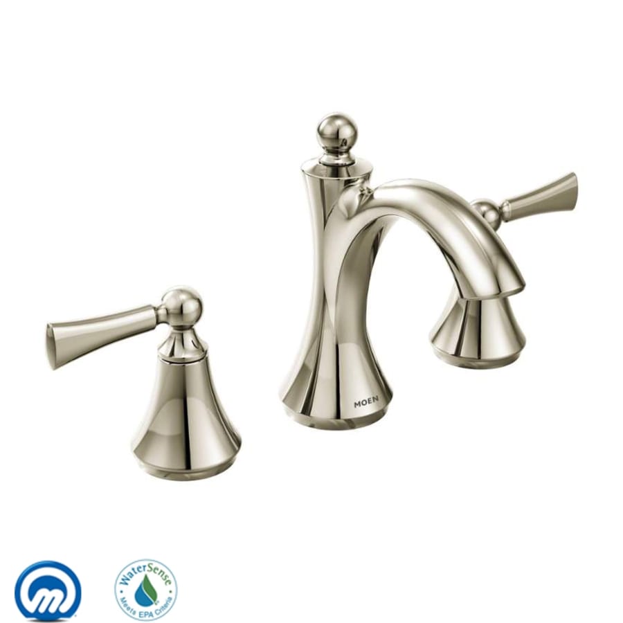 Wynford Double Handle Widespread Bathroom Faucet (Less Valve)