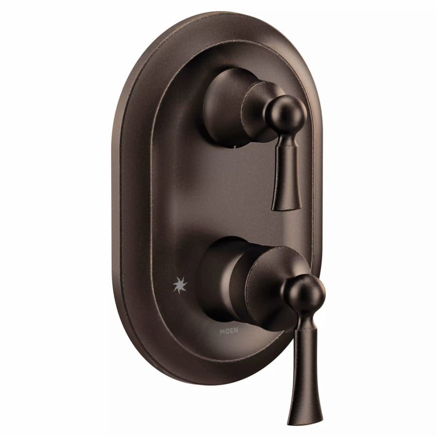 Wynford 2 Function Pressure Balanced Valve Trim Only with Double Lever Handle, Integrated Diverter - Less Rough In